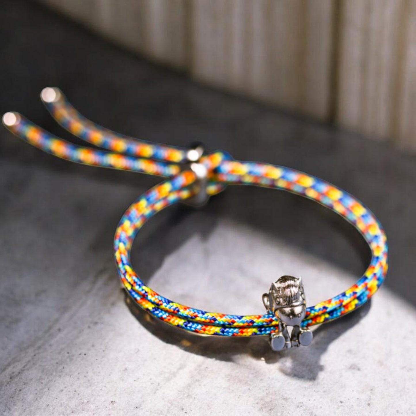 S925 Sterling Silver Zodiac Year of the Horse Braided Bracelet