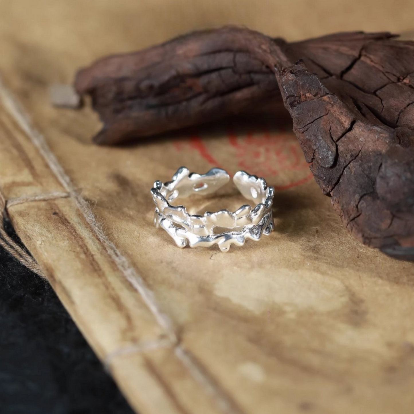 s925 Sterling Silver Wave Stacking Ring