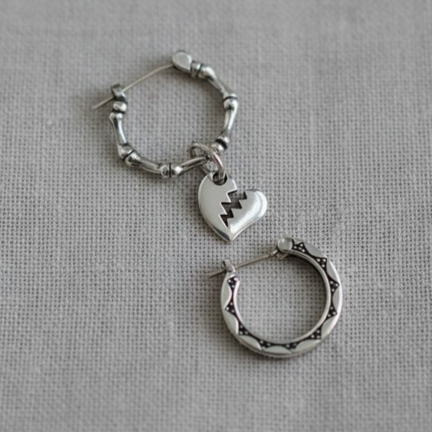 S925 Sterling Silver Mini Broken Charm Multi-Purpose Pendant