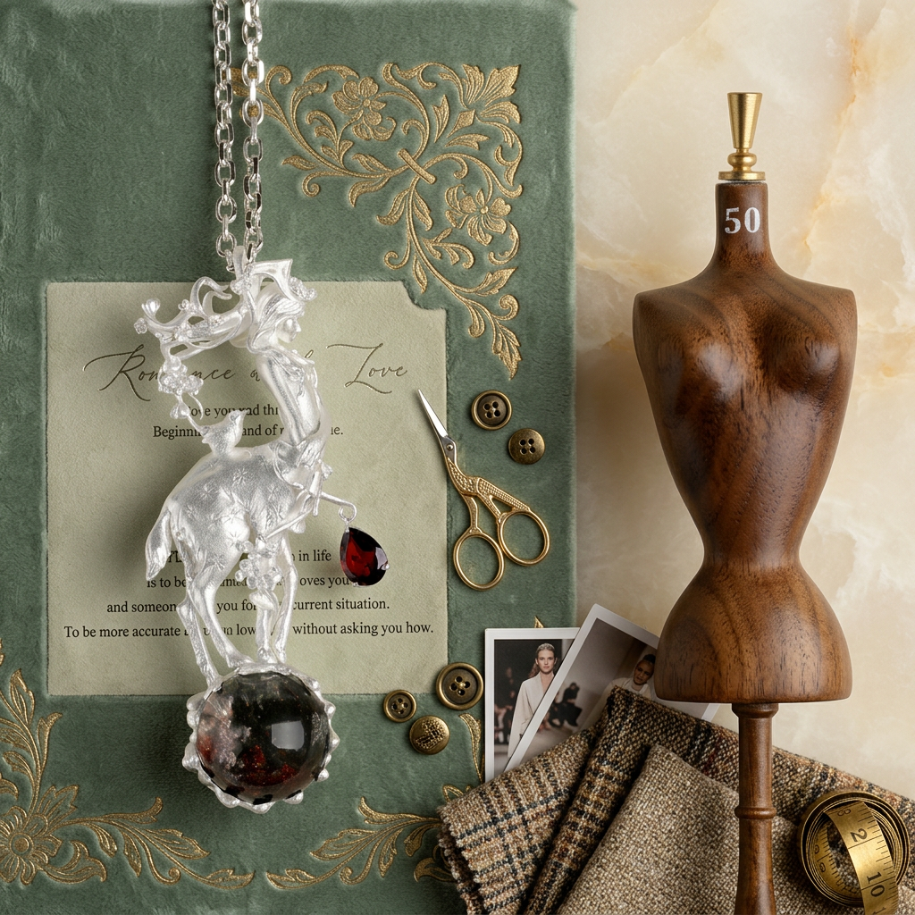 s925 Sterling Silver Deer Girl Fairy Spirit Pendant with Crystal Accent Necklace