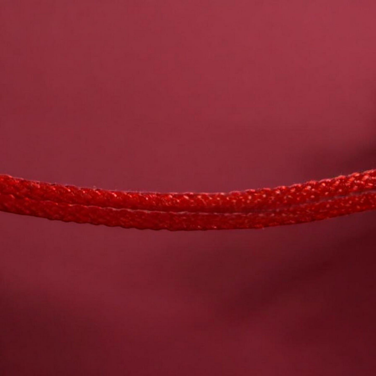 S925 Sterling Silver Ultra-Fine Minimal Stacking Red Rope Anklet Bracelet