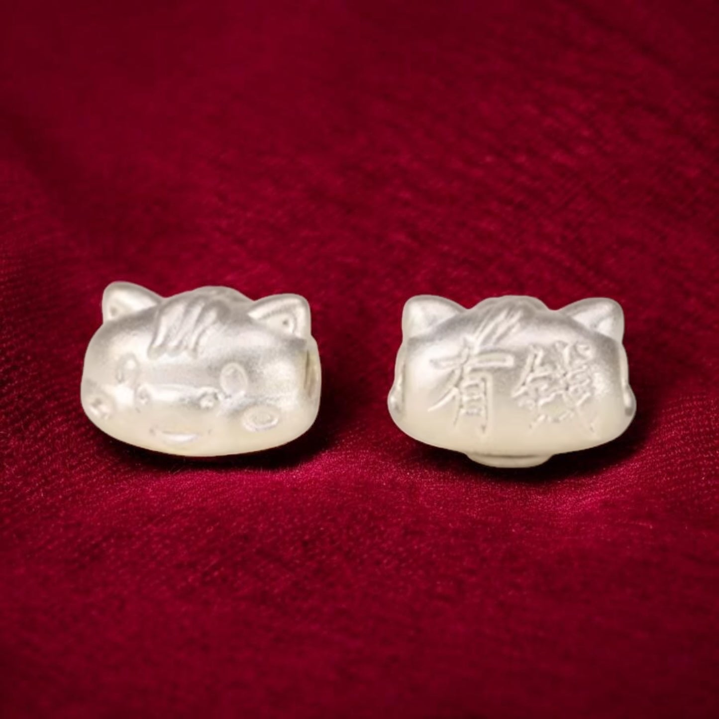 999 Pure Silver Chinese Zodiac Year of Horse Pendant Charm Bracelet