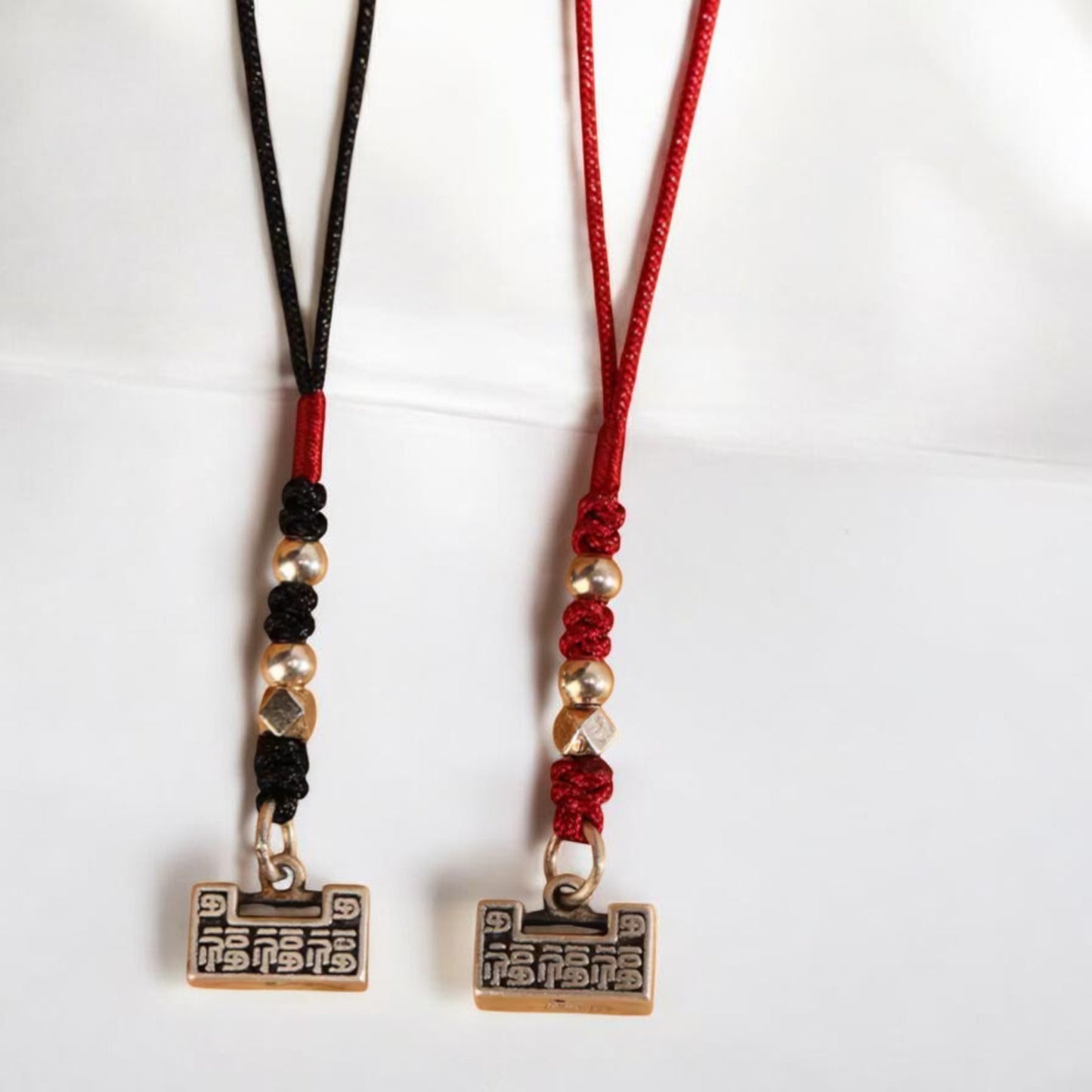 999 Pure Silver Longevity Lock Lucky Charm KeyChain Pendant