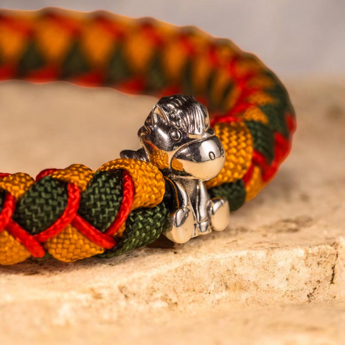 S925 Sterling Silver Zodiac Year of the Horse Braided Bracelet