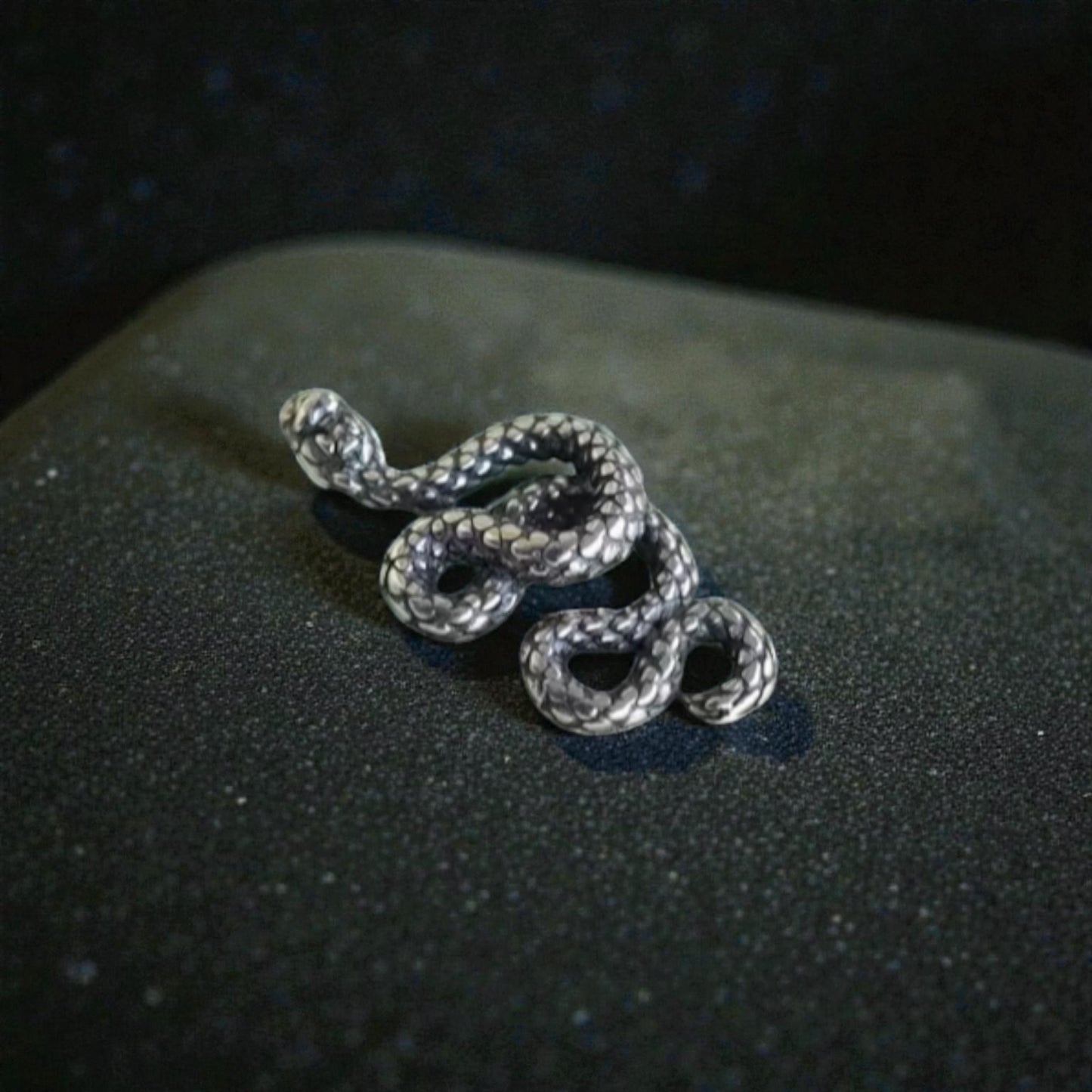 S925 Sterling Silver Vintage Snake Stud Earrings