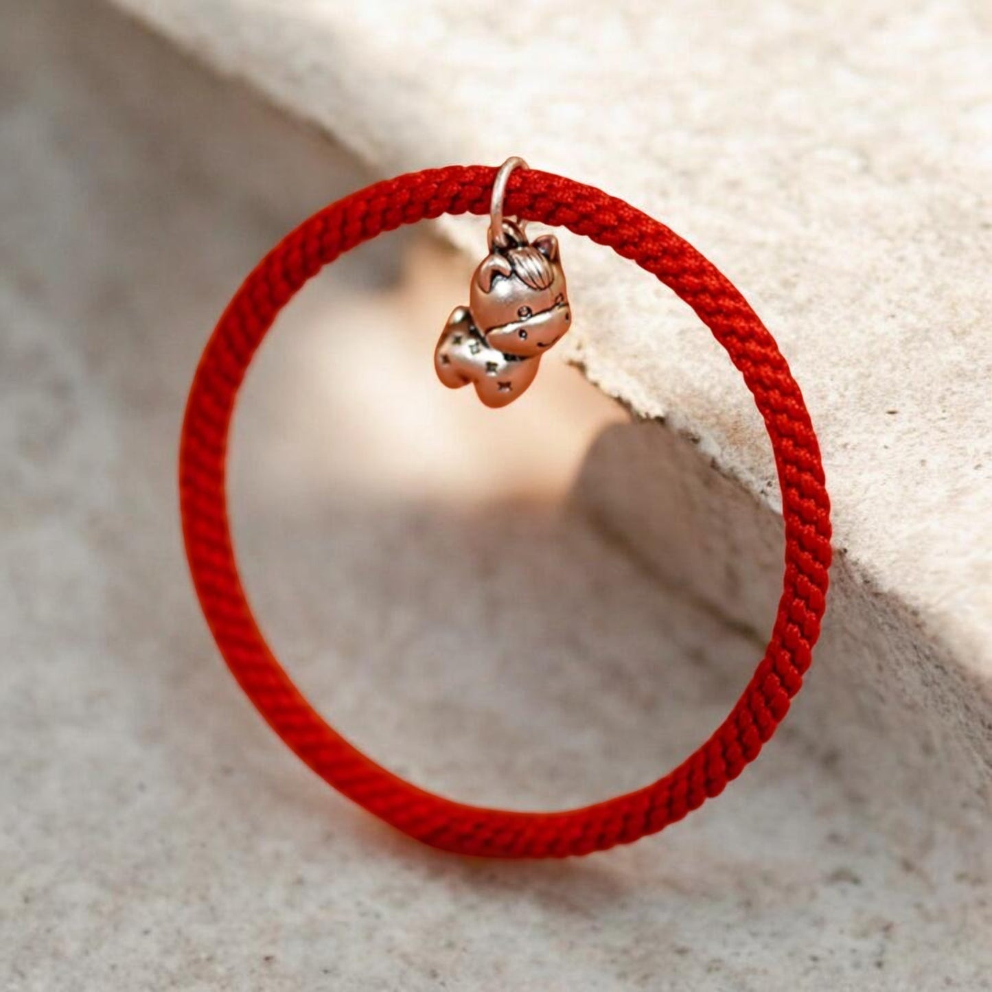 999 Silver Zodiac Year of the Horse Hand Braided Bracelet