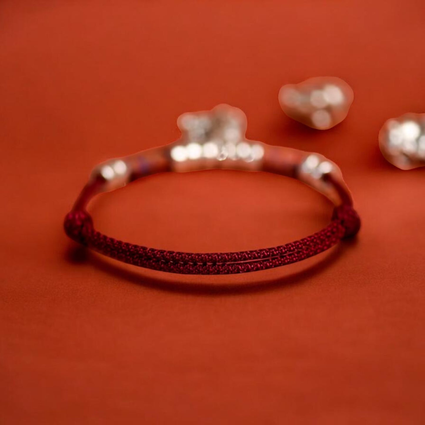 999 Silver Zodiac Year of the Horse Hand Braided Bracelet