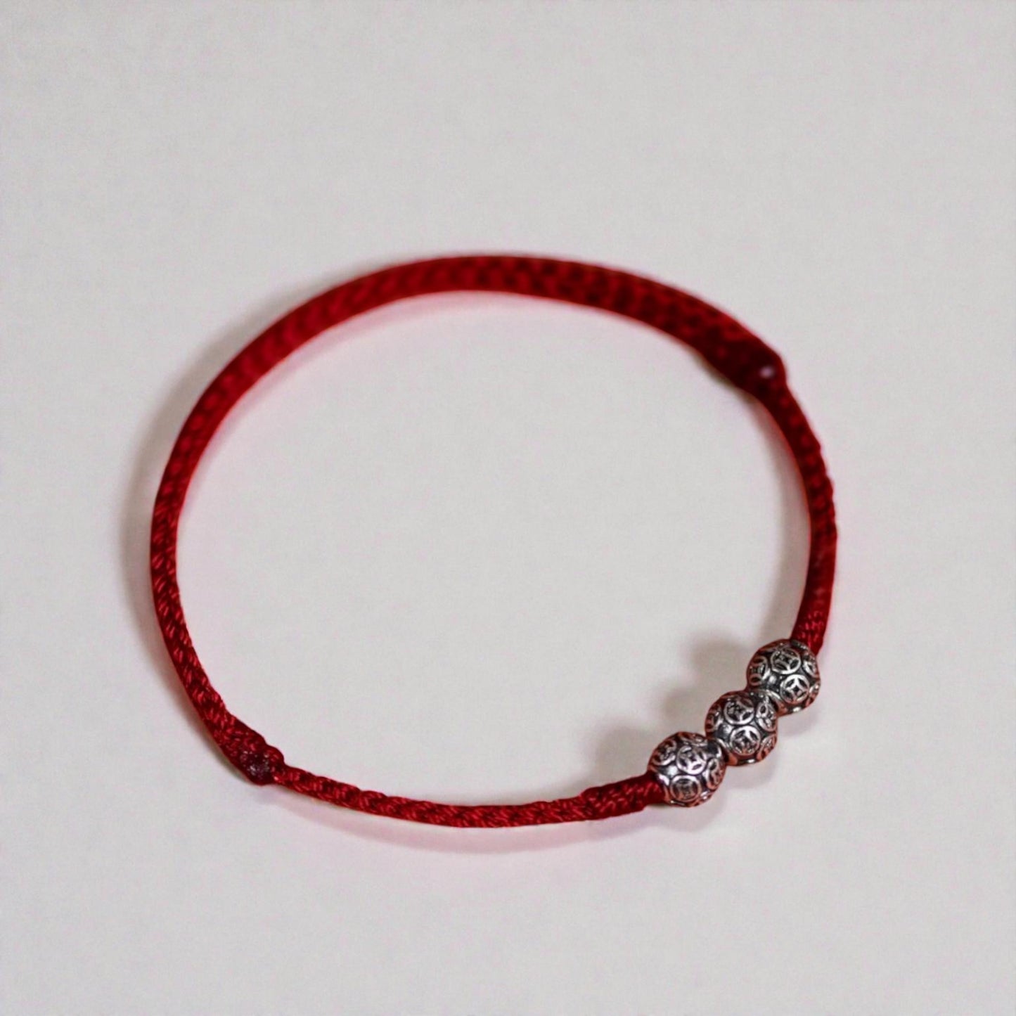 999 Real Silver Chinese Coins Woven Braided Bracelet Anklet