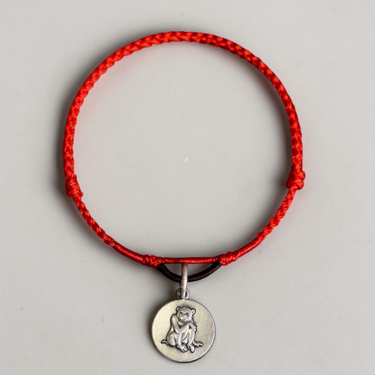 999 Real Silver Zodiac Chinese Animal Charm Hand Braided Woven Bracelet