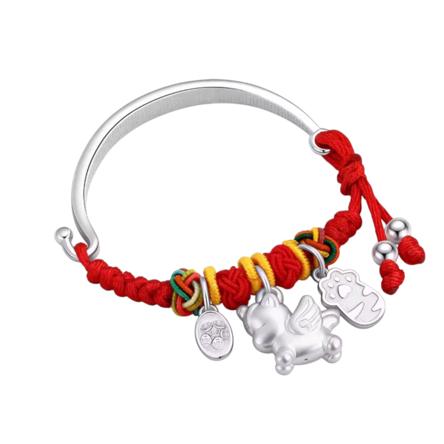 999 Pure Silver Bracelet Necklace for Children Newborn Birthday Gift Baby Shower Gift