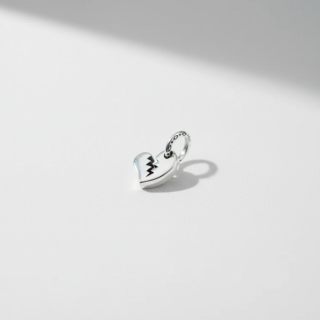 S925 Sterling Silver Mini Broken Charm Multi-Purpose Pendant