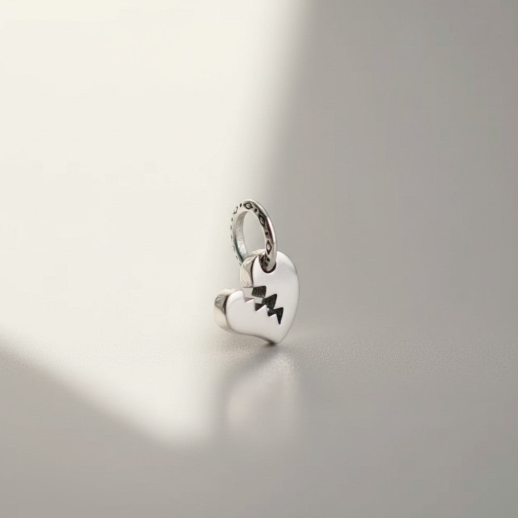 S925 Sterling Silver Mini Broken Charm Multi-Purpose Pendant