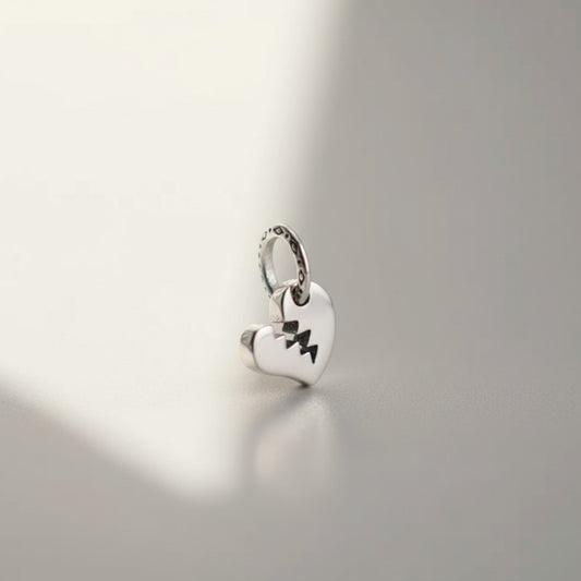 S925 Sterling Silver Mini Broken Charm Multi-Purpose Pendant