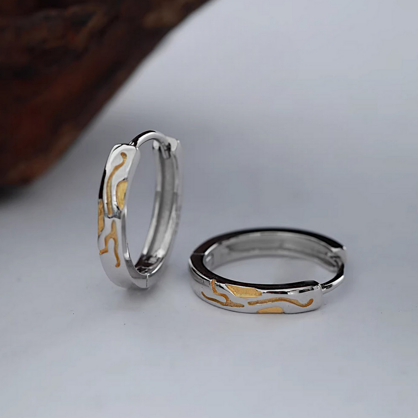 S925 Sterling Silver Minimal Style Hoop Earrings