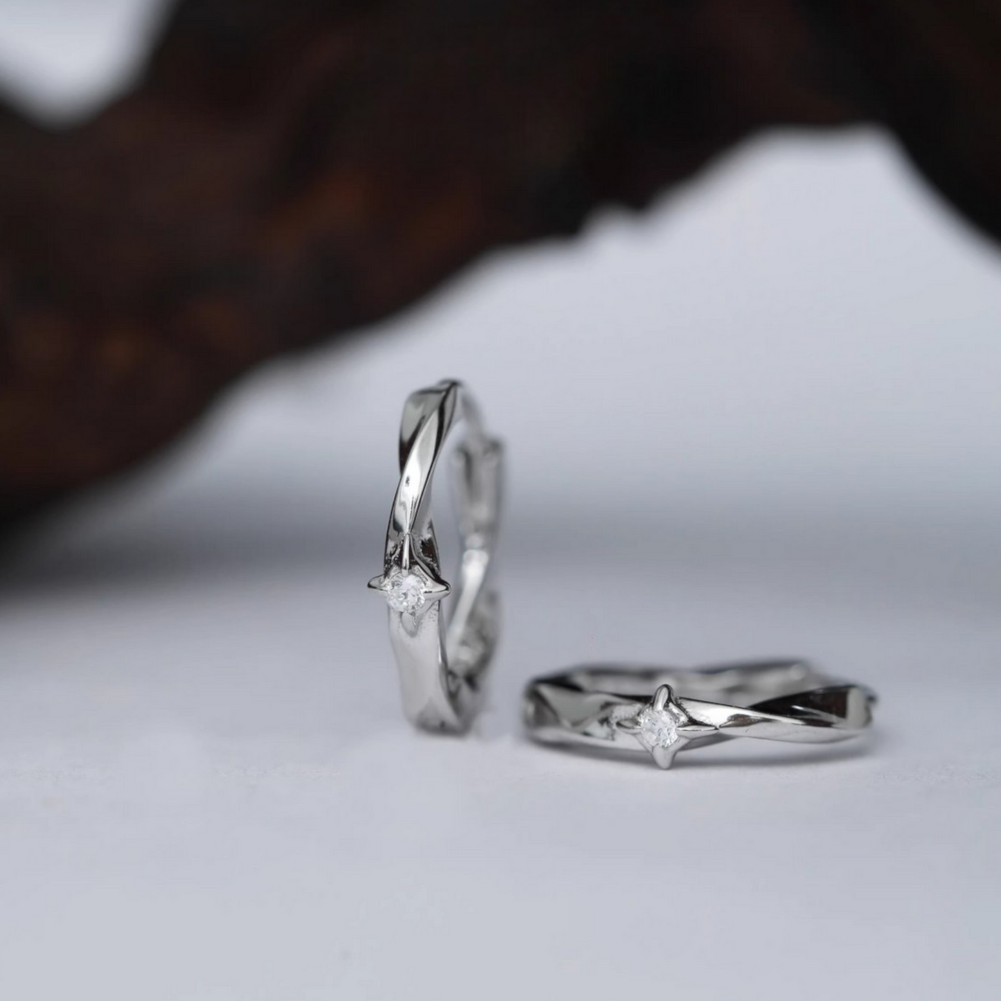 s925 Sterling Silver Starlight Hoop Earrings