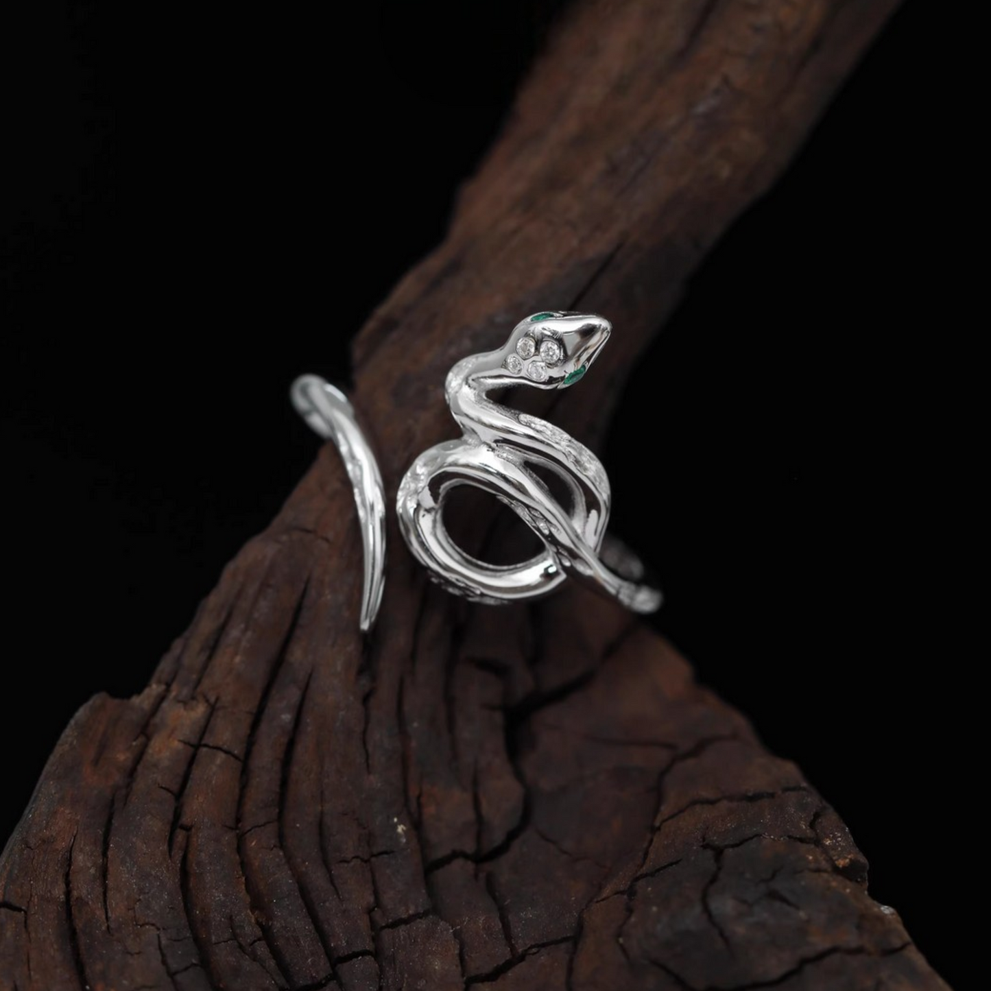 s925 Sterling Silver Snake Stacking Ring