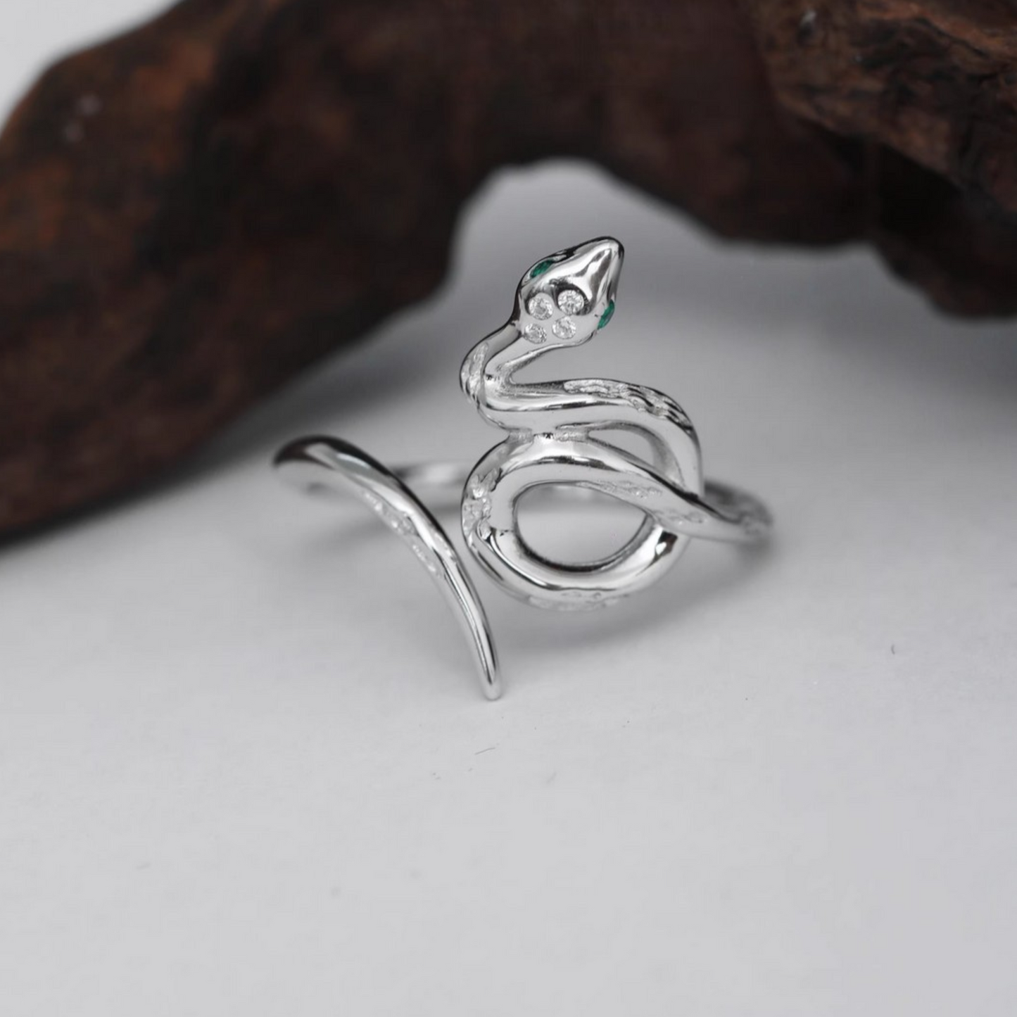 s925 Sterling Silver Snake Stacking Ring