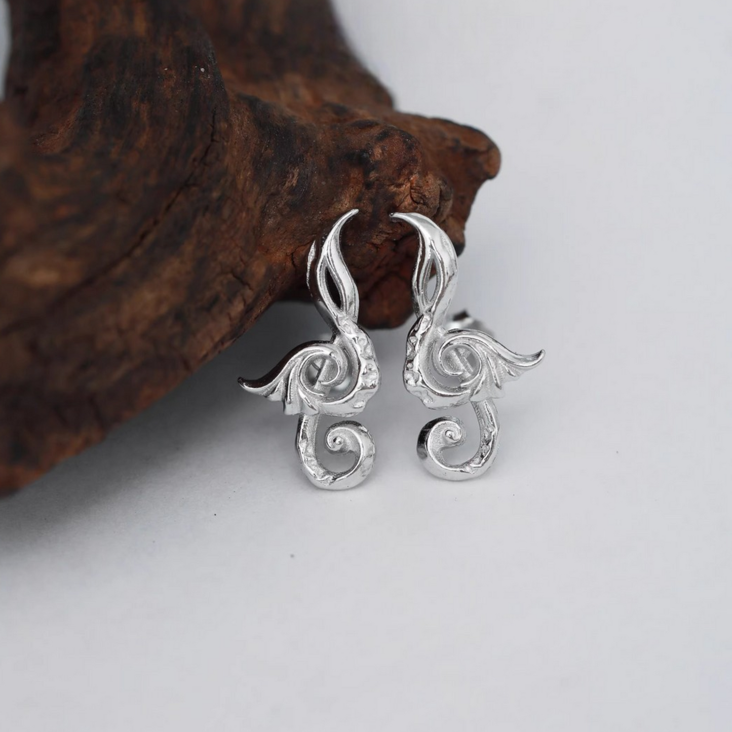 S925 Sterling Silver Music Note Earrings