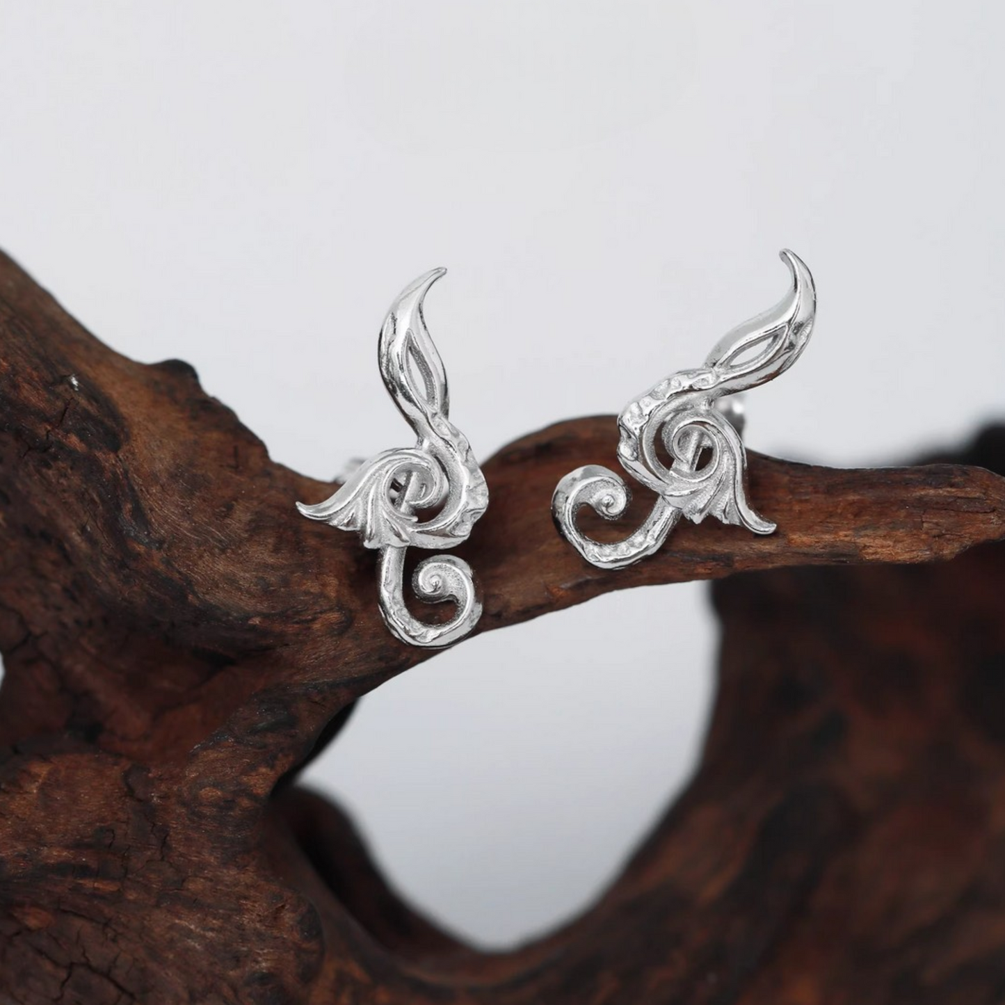S925 Sterling Silver Music Note Earrings