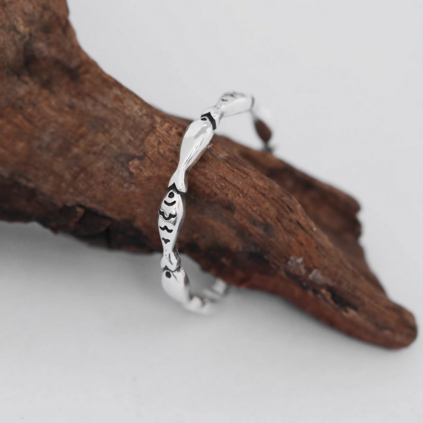 s925 Sterling Silver Lucky Fish Ring