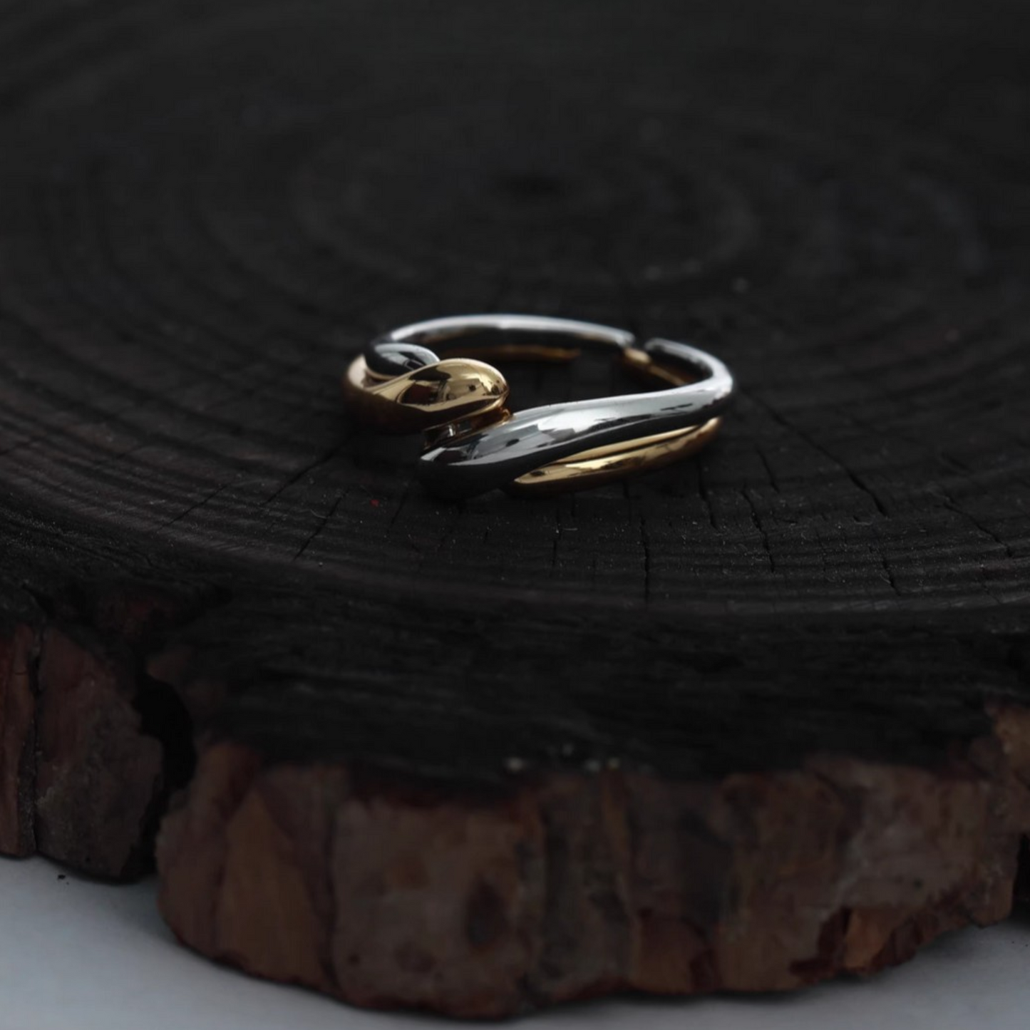 s925 Sterling Silver Minimalist Twine Stacking Ring
