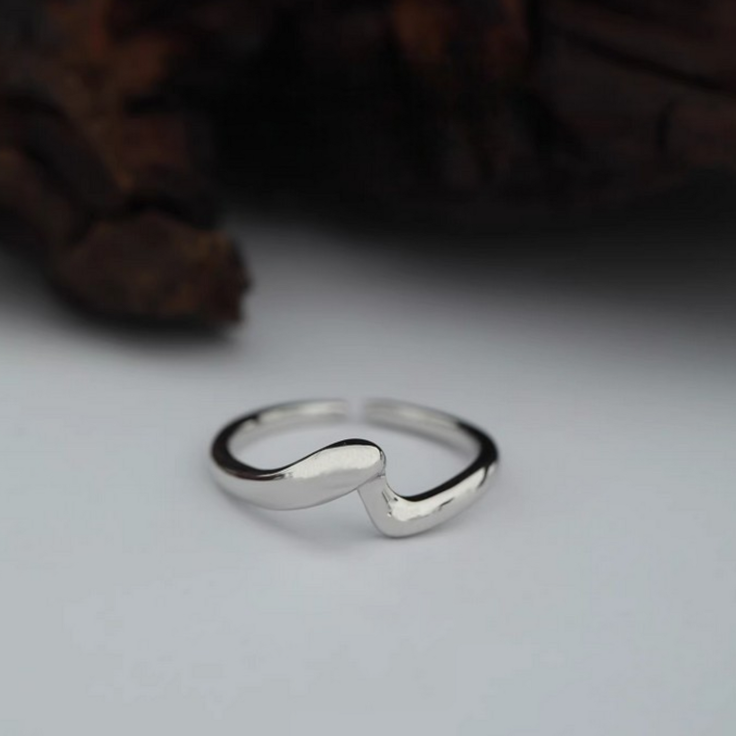 s925 Sterling Silver Minimalist Twine Stacking Ring
