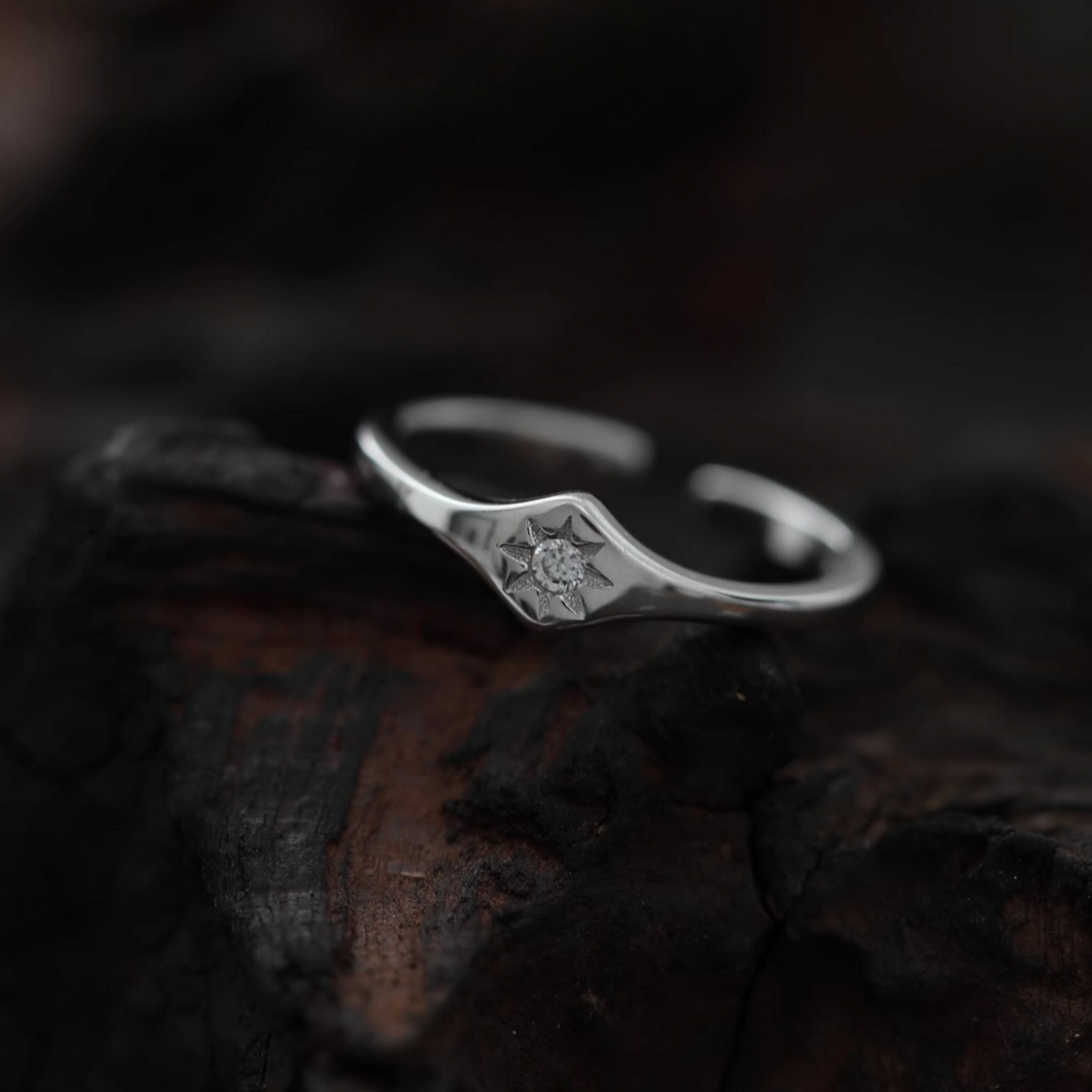 s925 Sterling Silver Starlight Stacking Ring