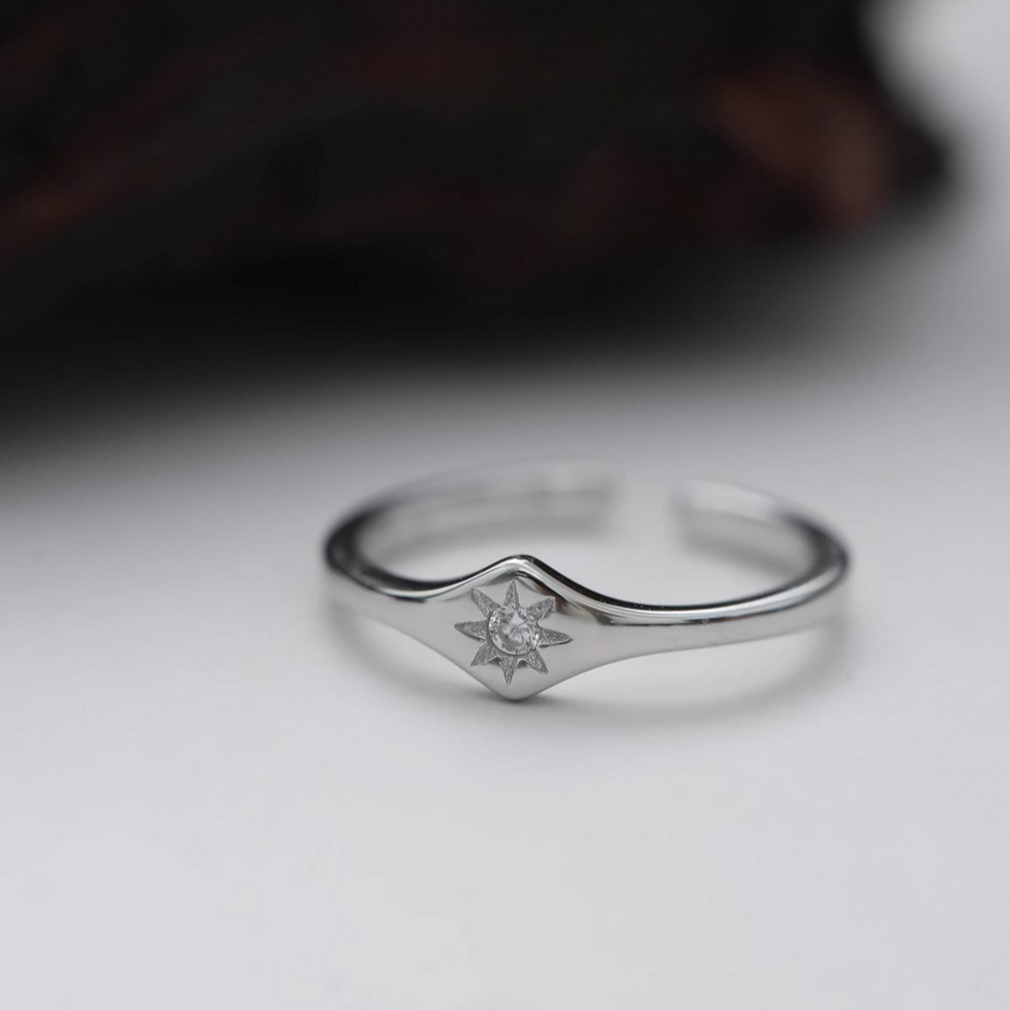 s925 Sterling Silver Starlight Stacking Ring