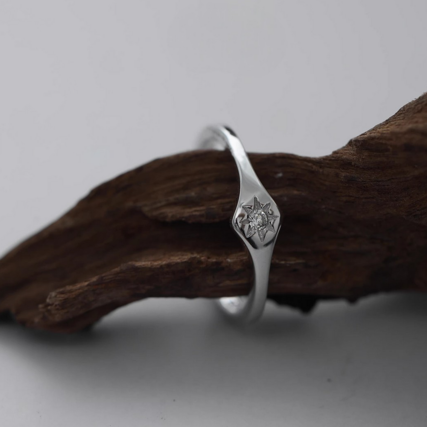s925 Sterling Silver Starlight Stacking Ring