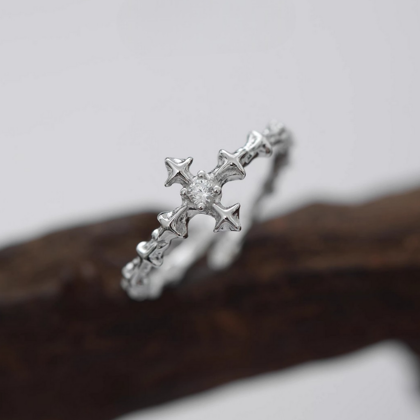 s925 Sterling Silver Starlight Redemption Stacking Band Ring