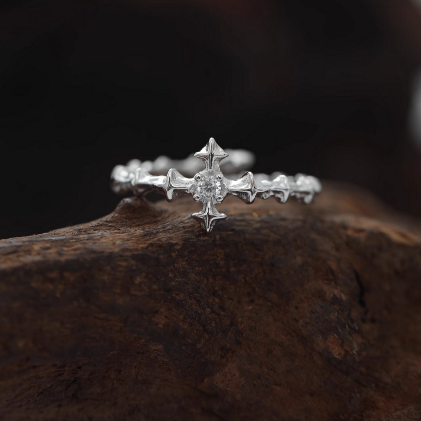s925 Sterling Silver Starlight Redemption Stacking Band Ring