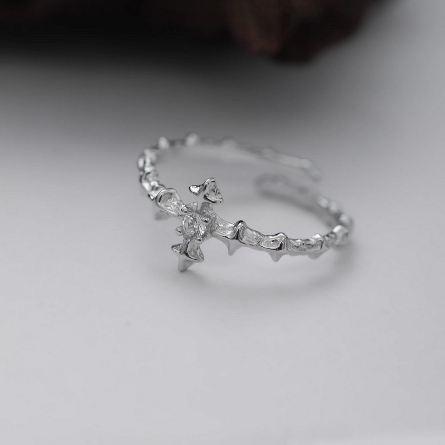 s925 Sterling Silver Starlight Redemption Stacking Band Ring