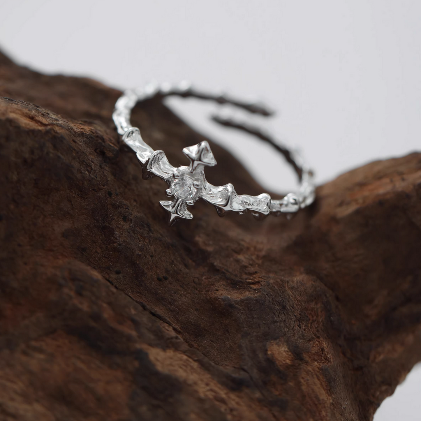 s925 Sterling Silver Starlight Redemption Stacking Band Ring