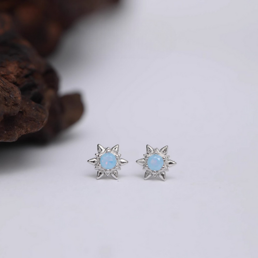 S925 Sterling Silver Starlight Stud Earrings