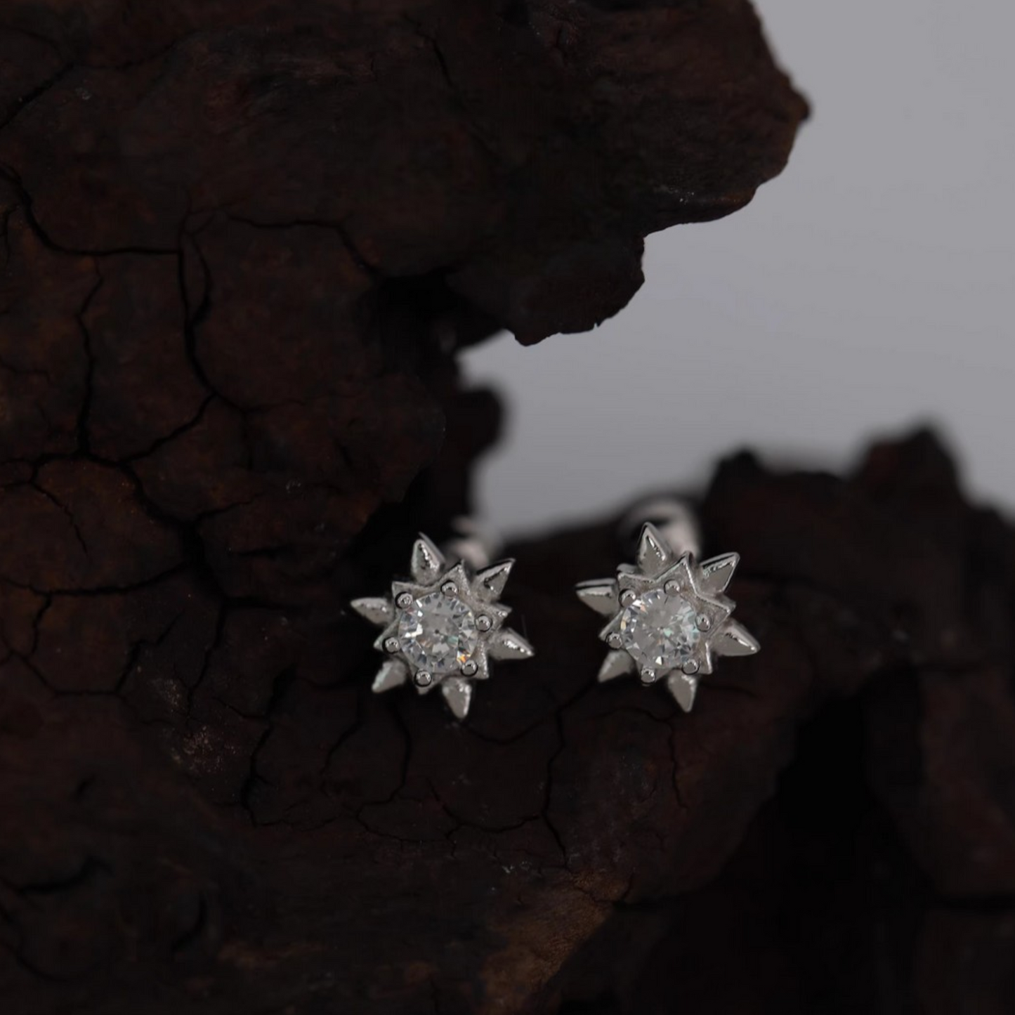 S925 Sterling Silver Starlight Stud Earrings