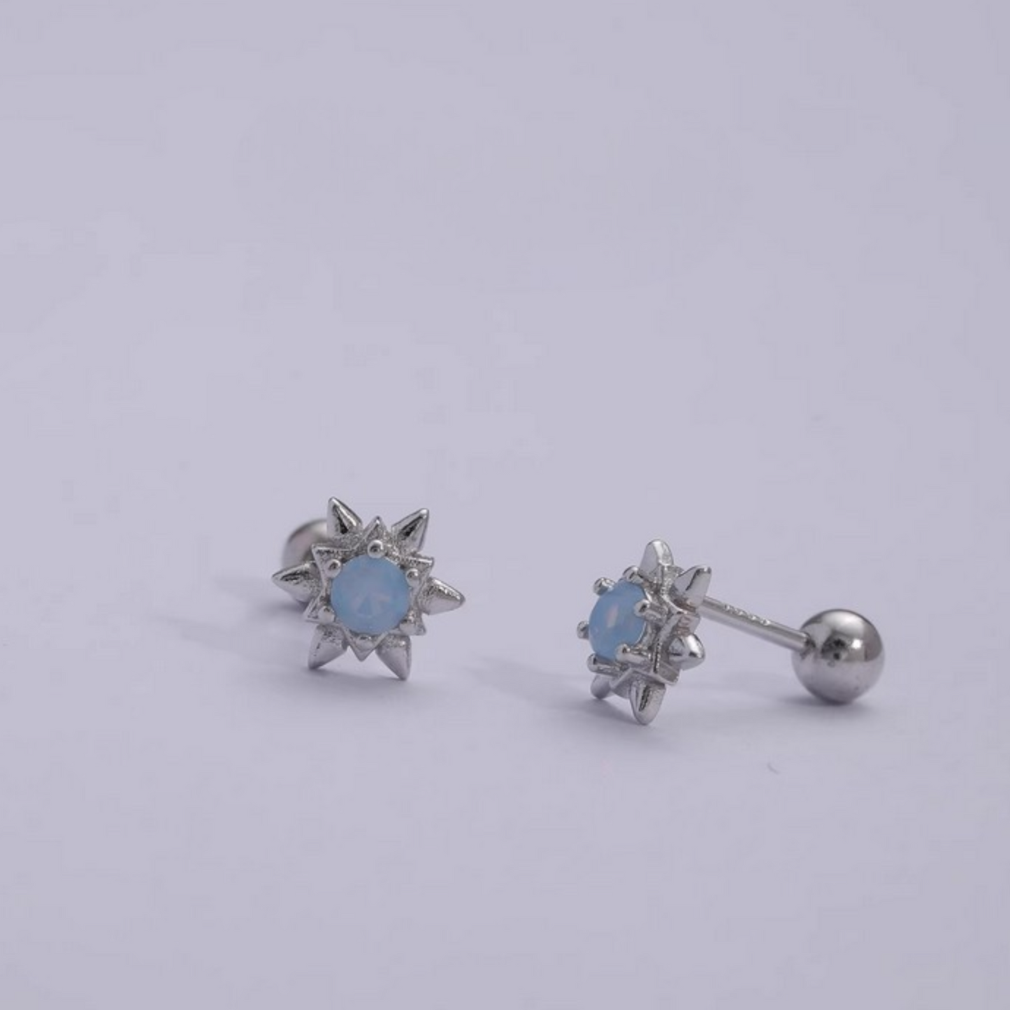 S925 Sterling Silver Starlight Stud Earrings