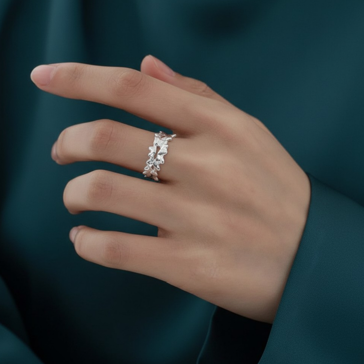s925 Sterling Silver Wave Stacking Ring