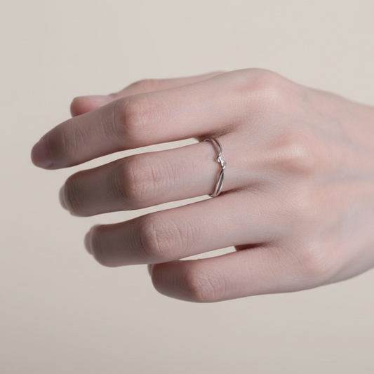 s925 Sterling Silver Very Thin Minimalist Ring