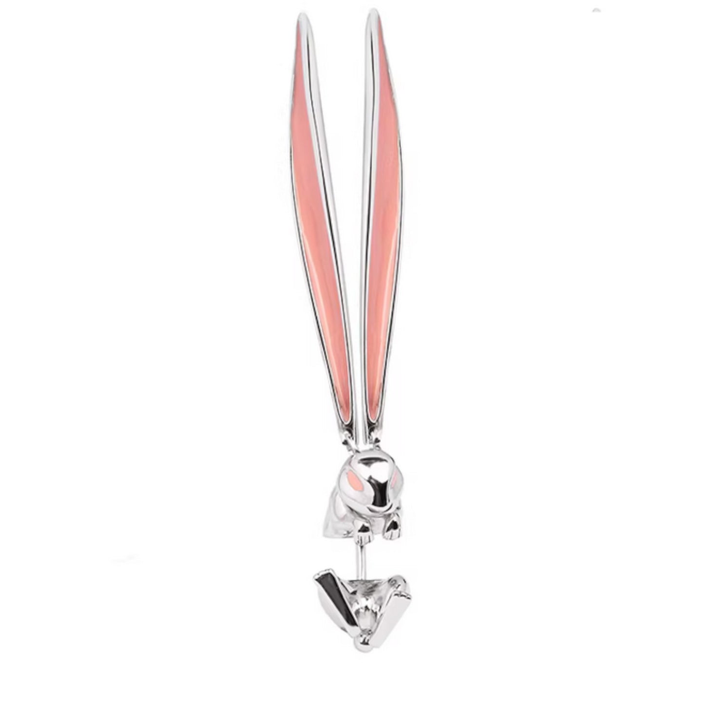 S925 Sterling Silver Bunny Ear Cute Stud Earring