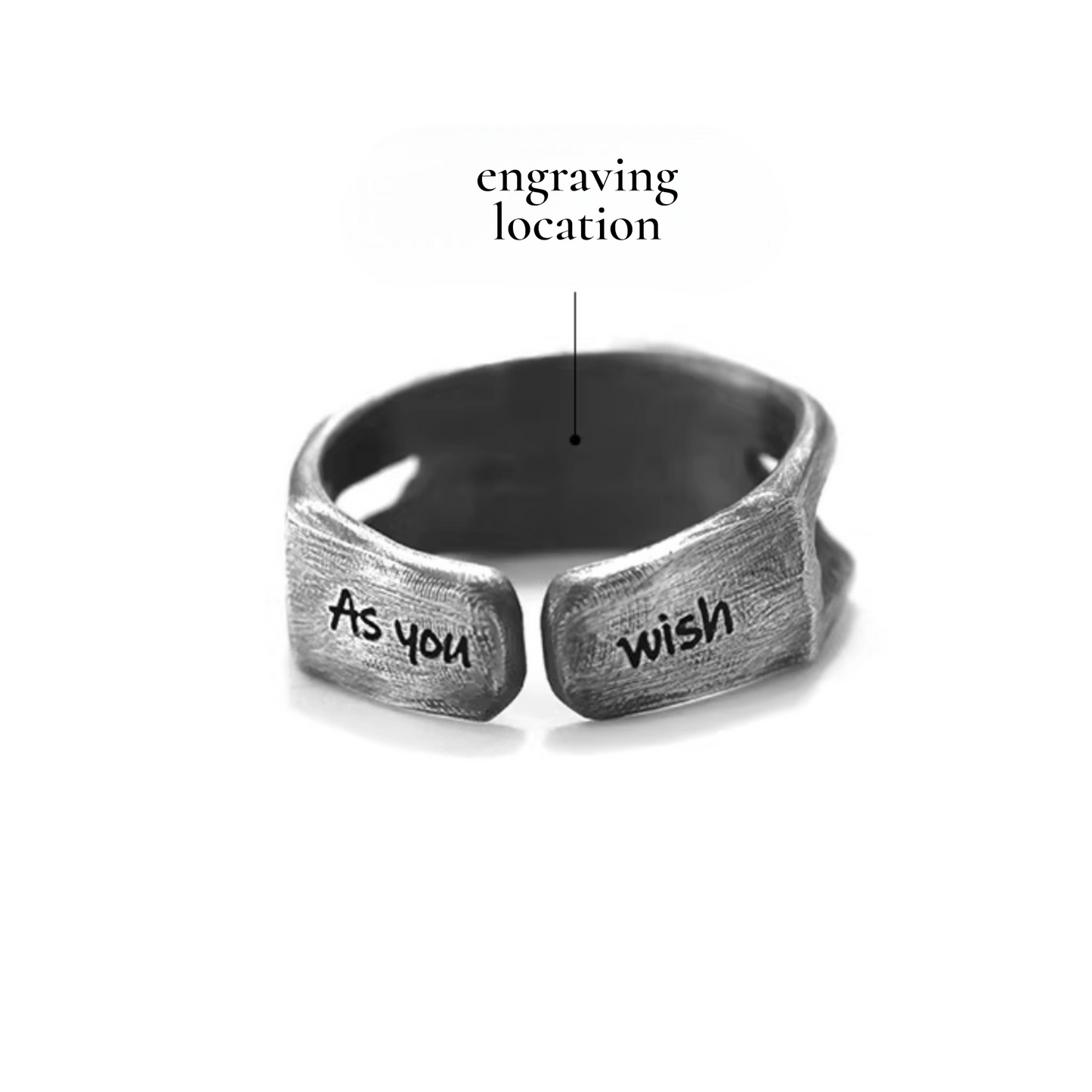S999 Fine Silver Vintage Hands in Prayer Women Men Ring