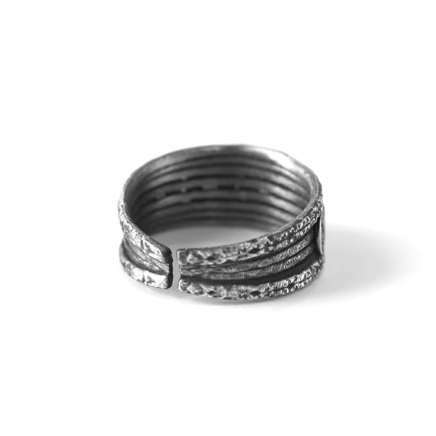 S999 Fine Silver Vintage Five Emperor Coins Ring Men Women