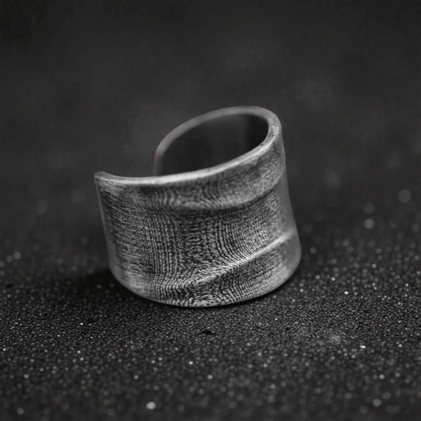 S999 Fine Silver Vintage Ear Cuff Unisex