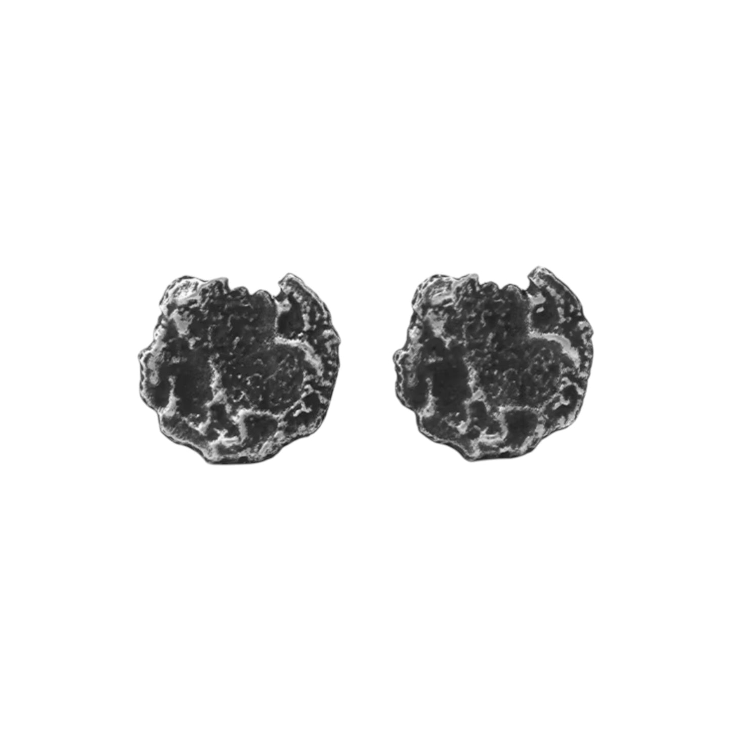 S999 Fine Silver Vintage Minimal Men Women Stud Earrings