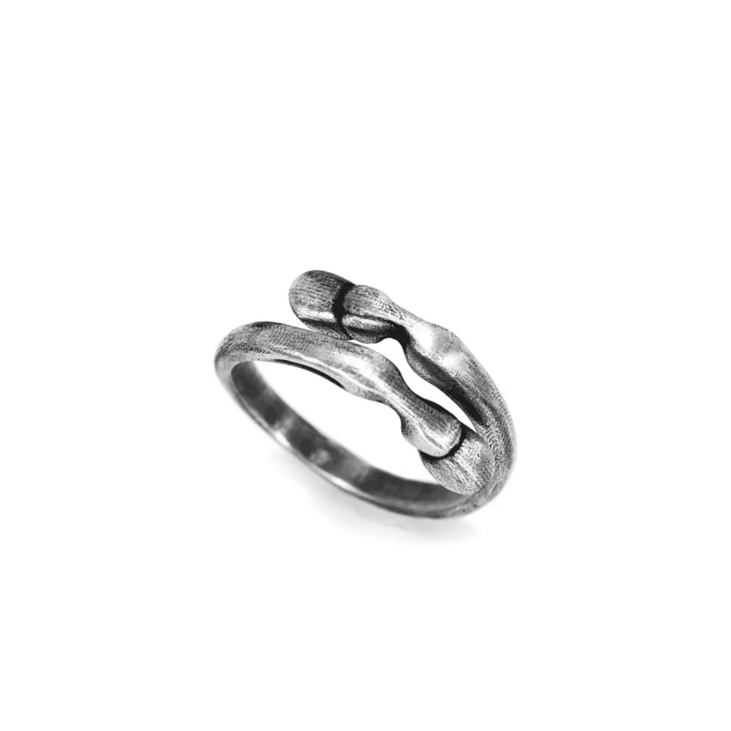 S999 Fine Silver Horseshoe Ring