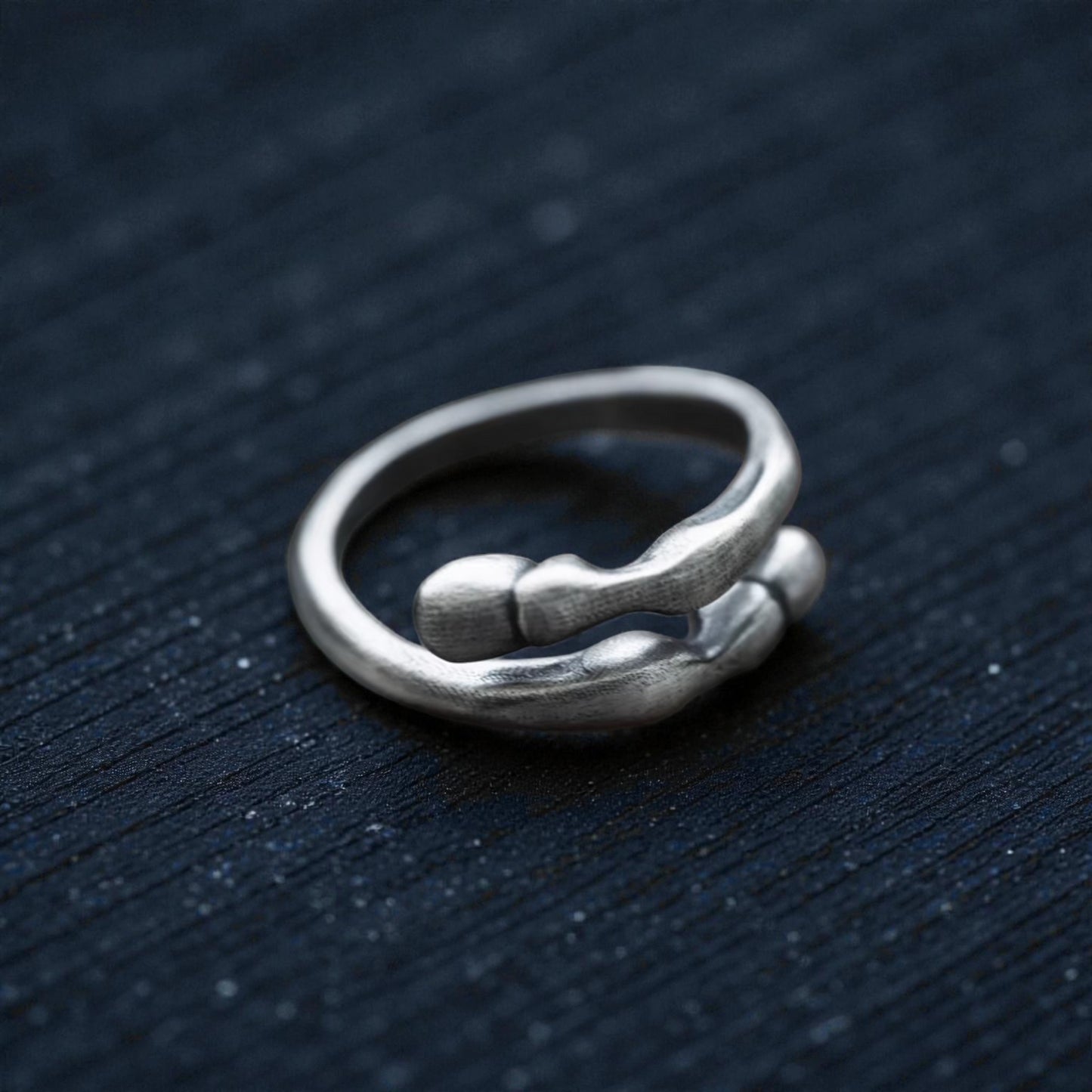 S999 Fine Silver Horseshoe Ring