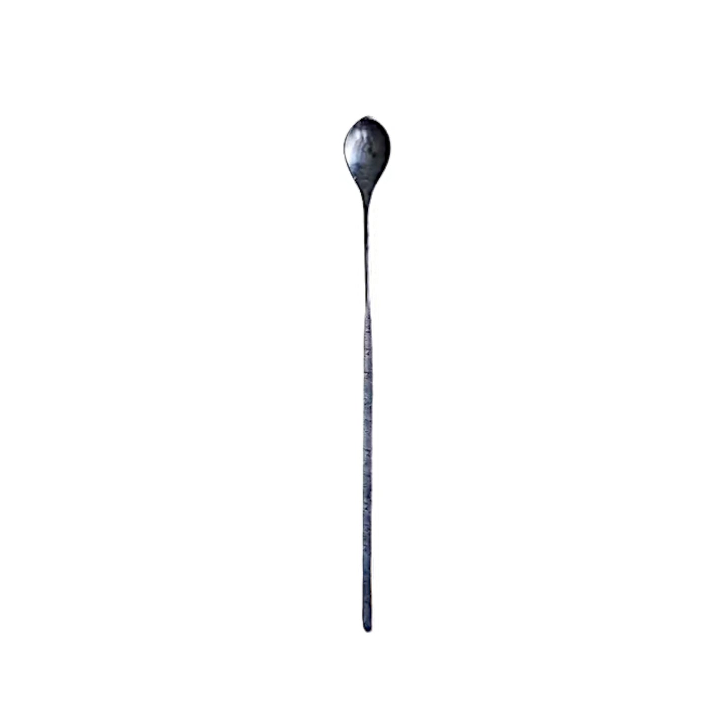 S999 Fine Silver Minimal Lotus Petal Tea Spoon Stirrer Handmade Coffee Spoon