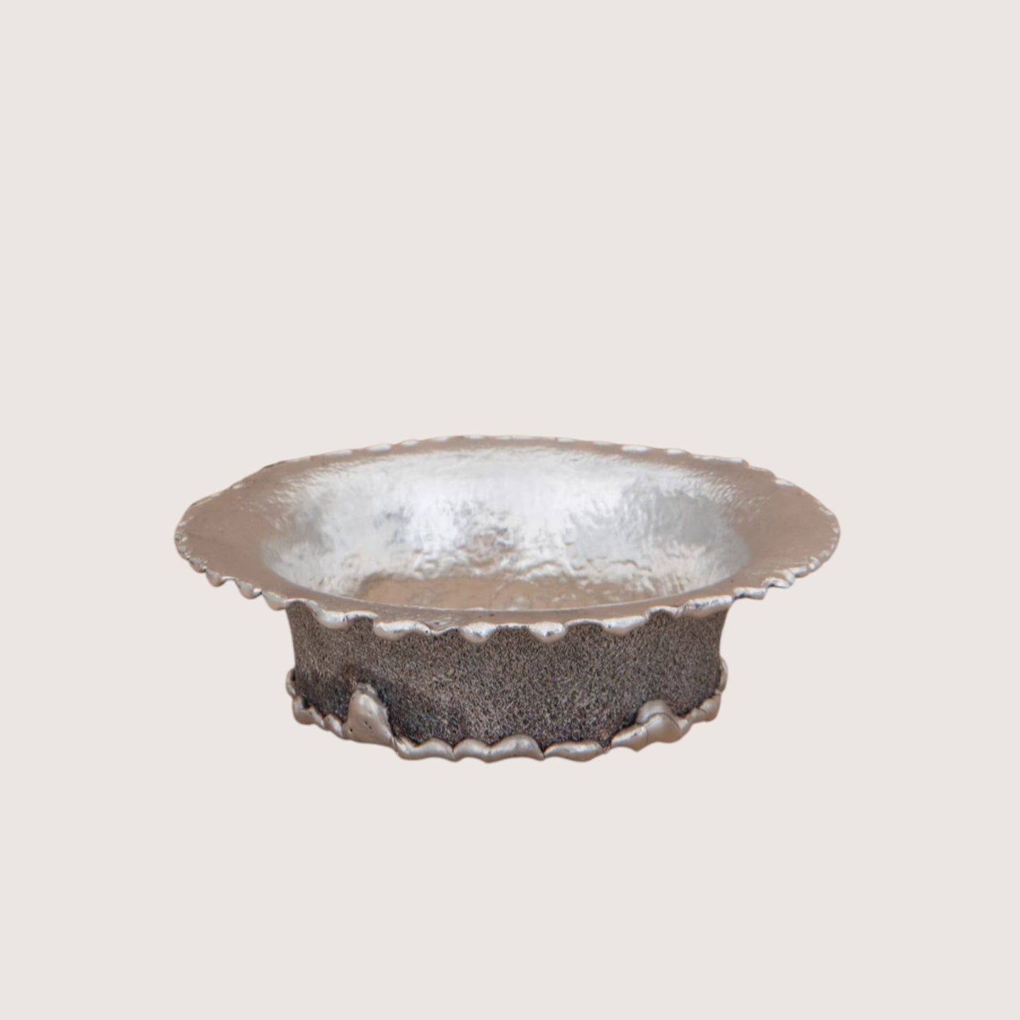 s999 Fine Silver Peony Flower Tea Strainer Hand-engraved Base Set