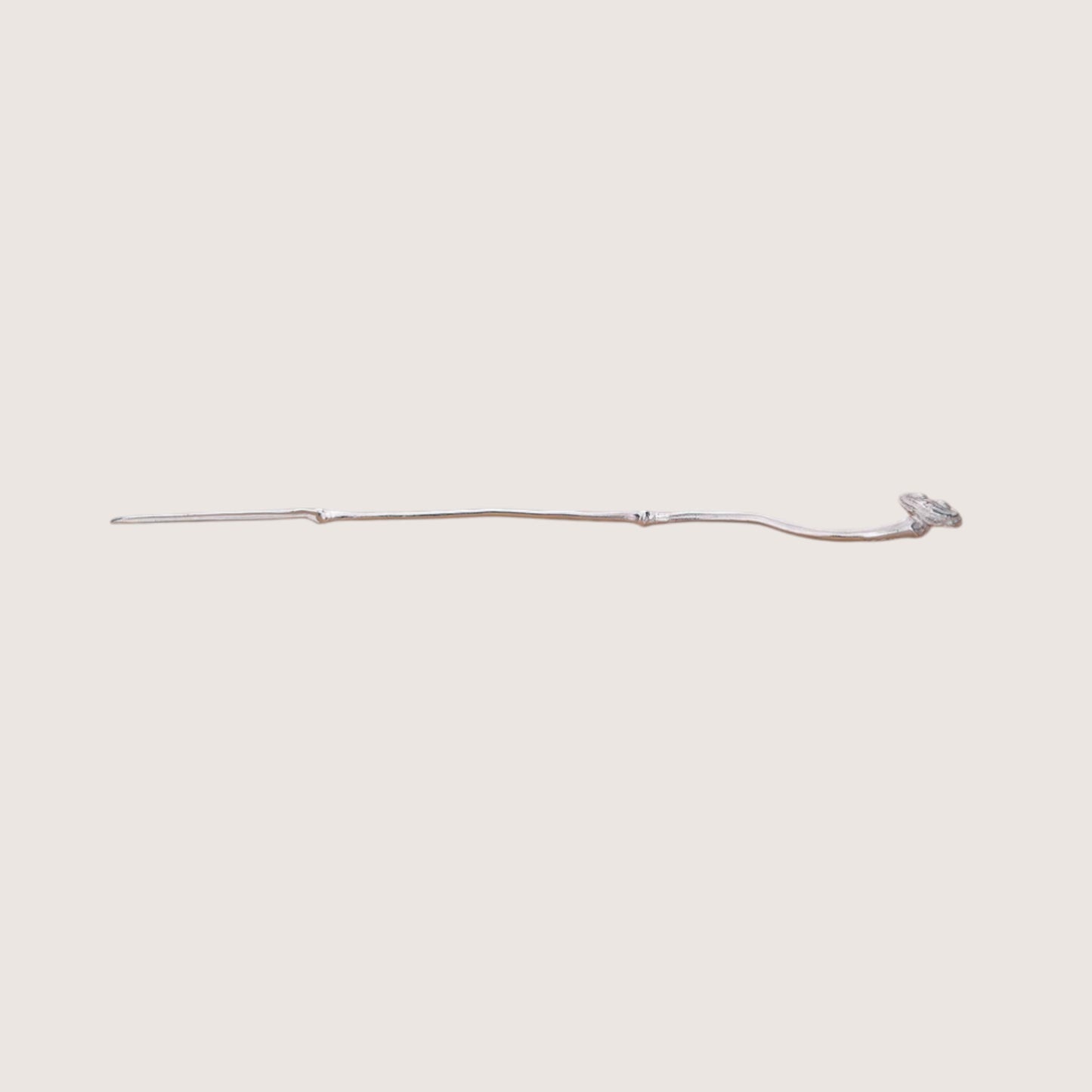 S999 Fine Silver Handcrafted Ruyi Auspicious Cloud Tea Needle And Tea Pick