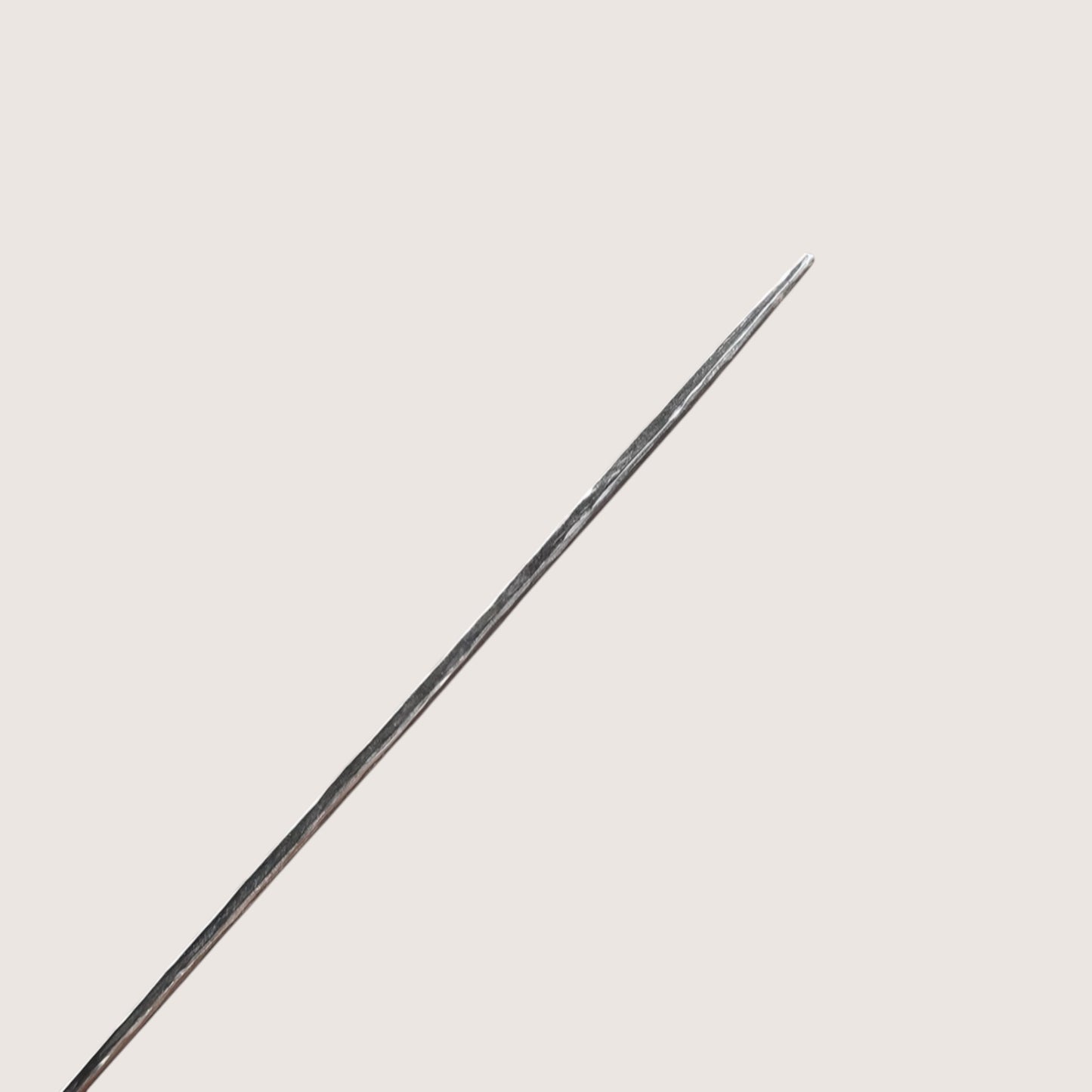 S999 Fine Silver Minimal Stirrer Tea Spoon Needle