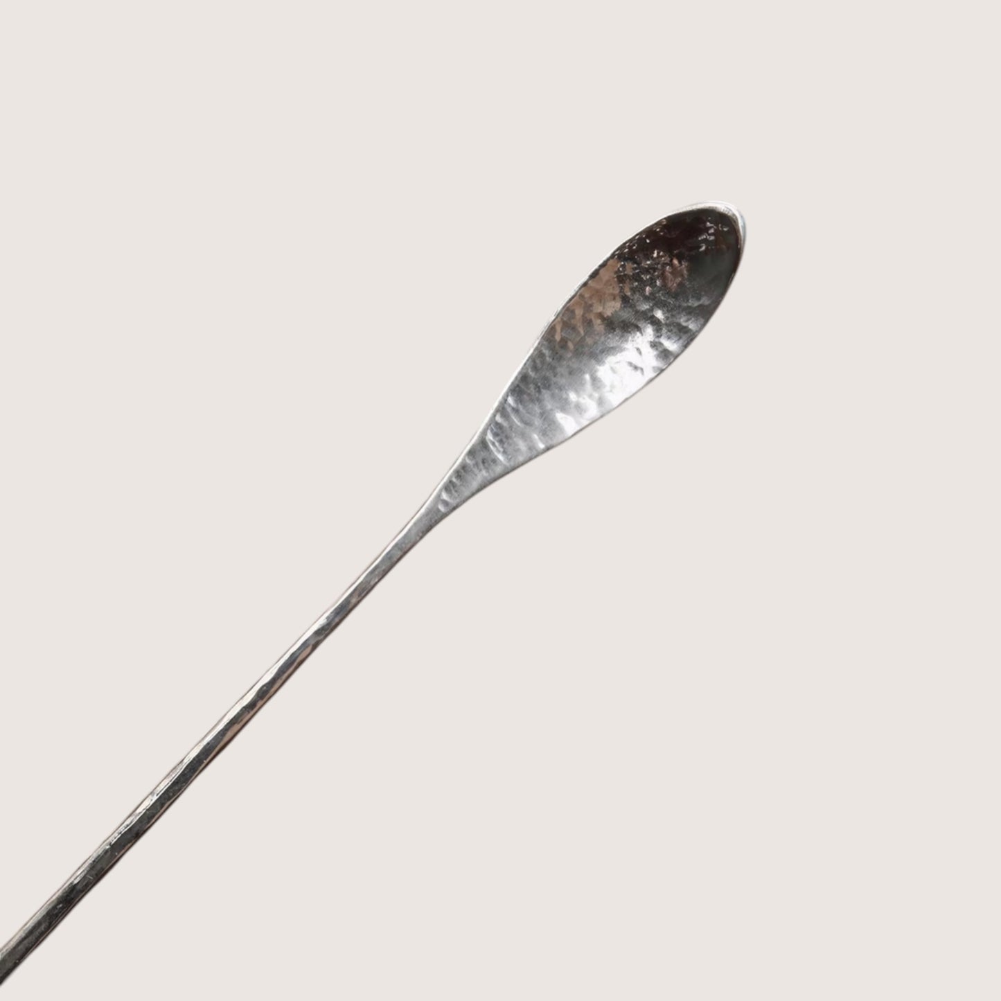 S999 Fine Silver Minimal Stirrer Tea Spoon Needle